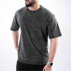 เสื้อยืดผ้าฝ้ายถัก 100% คุณภาพพรีเมียม เป็นมิตรกับสิ่งแวดล้อม ซักแบบแอซิดวอช ระบายอากาศได้ดี สวมใส่สบาย ดีไซน์ล่าสุด เสื้อยืดแอซิดวอช - Product Image 3