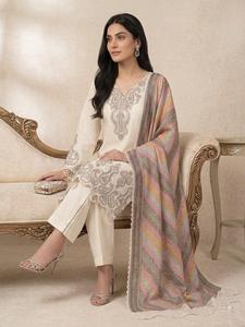 Designer Sequence Embroidery Work Fully Stitched Georgette <b>Top</b> With Georgette Plazzo And Organza Dupatta Ready To Wear Set - Product Image 2