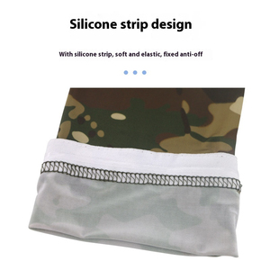 Manchons de bras unisexes pour adultes en Spandex/Polyester de haute qualité, élastiques, respirants, anti-UV, protection thermique, longueur biceps, logo personnalisé - Product Image 4