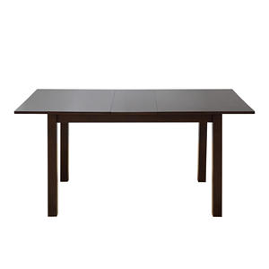 Mesa de Comedor Extensible de Madera de Caucho, Color Espresso Moderno, en Cajas de 5 Capas, Lista para Exportar, Fabricante de Vietnam - Product Image 1