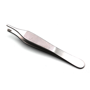 Pinzas Adson Quirúrgicas Premium con Dientes, Instrumento de Acero Inoxidable para Agarrar Tejidos Finos, para Cirugía General, Plástica y Reconstructiva - Product Image 1