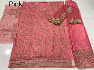 Salwar Kameez le plus tendance, robe de mariée indienne et pakistanaise, broderie, prêt-à-porter pour femmes, tenue de soirée, en soie viscose lourde, coupe midi ample - Product Image 3