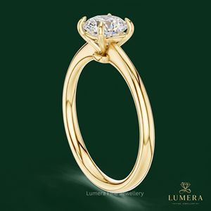 Luxury <b>Cushion</b> Cut Diamond <b>Ring</b> for Women Prong Solitaire Engagement <b>Ring</b> High Quality Lab Grown Diamond Fine Jewelry Gift - Product Image 4