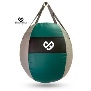 Wrecking Ball Leather Muay Thai Sphere Bag OEM Wholesale Angle Punch Trainer Boxing Training Ball Bag - Product Image 3