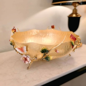 Diya Redonda de Latón para Diwali, Decoración de Mesa con Flores Hechas a Mano, Ceremonia Religiosa, Decoración para el Hogar, También para Regalo - Product Image 4