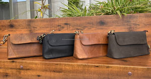 Top Quality Latest Bags 2025 Full Grain Genuine Leather Crossbody <b>Handbags</b> for Women's New Fashionable Shoulder Underarm Bags - Product Image 4