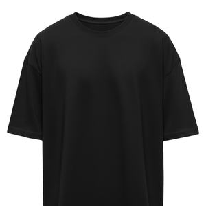 เสื้อยืดสีดำขนาดใหญ่พิเศษคุณภาพสูงสำหรับผู้ชาย |   เสื้อยืดลำลองสไตล์สตรีทแวร์ผ้าฝ้าย 100% 260 กรัม ป้องกันการเป็นขุย |   เสื้อยืดเปล่าพิมพ์โลโก้ตามสั่ง - Product Image 1