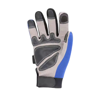 Gants isolés en cuir de vachette bleu pour mécaniciens, pétrole et minier, avec dos en TPR, résistants à la chaleur, pour usage industriel - Product Image 4