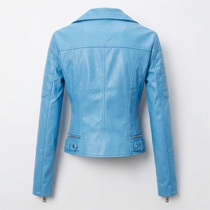 Chaqueta de Cuero para Mujer, Estilo Urbano, Invierno, Nueva Moda, Calidad Premium, Último Diseño - Product Image 4
