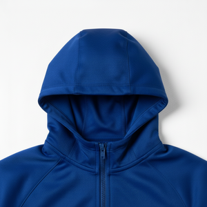 Conjunto de verano para hombre, traje de dos piezas con cremallera, blusa de poliéster, pantalón jogger y chaqueta corta. - Product Image 4