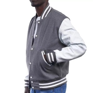Men Versity <b>Jacket</b> for men designed for cold weather made with durable fabric soft lining and striped rib cuffs for daily wear - Product Image 5