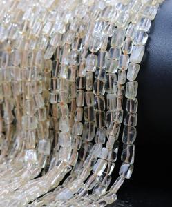 Cuentas Cuadradas de Citrino Natural de Calidad AAA, Piedras Lisas de 4*6 mm para la Fabricación de Joyas - Product Image 6