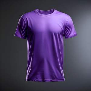 Camiseta básica de algodón para hombre y mujer, camiseta de manga corta de verano, suave, transpirable, informal, de algodón de Bangladesh, camiseta duradera. - Product Image 2
