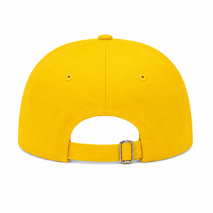Casquette de baseball jaune en coton à 6 panneaux, unisexe, réglable, couleur unie, décontractée, pour adultes, printemps-été - Product Image 5