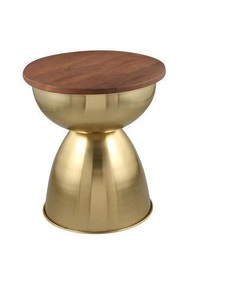 Round <b>Marble</b> <b>Top</b> Coffee <b>Table</b> with Golden Metal Frame Contemporary Modern Living Room Furniture Decorative <b>Side</b> <b>Table</b> - Product Image 5