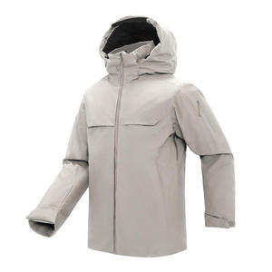 Veste de ski à capuche pour homme, isolée synthétiquement, imperméable, Gore-Tex, fermeture éclair - Product Image 6