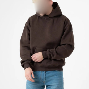 Custom Logo Men's Fleece Pullover Hoodie Winter Warm <b>Sweatshirt</b> hoodies for men high quality and cheap - Product Image 5
