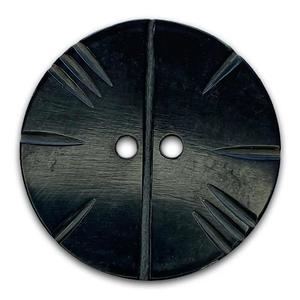 Boutons en corne de buffle naturelle de haute qualité, style poli 'Love', pour manteaux, directement de l'usine - Product Image 1