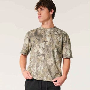 Men's Camouflage T-Shirt Short Sleeve O-Neck Regular Fit Breathable Woven 100% Polyester Printed <b>Pattern</b> Casual Style - Product Image 6