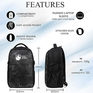 Sac à dos scolaire léger et respirant avec système de transport confortable, multiples poches, fermeture éclair fluide, logo personnalisé – Meilleur fournisseur – Offre spéciale - Product Image 3