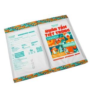 Serviette de voyage compacte jetable en tissu non tissé blanc, motif à carreaux, séchage rapide, écologique, OEM ODM, pour l'été et la plage - Product Image 1