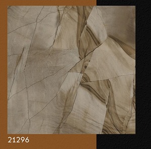 Azulejos de Cerámica Brillantes de 400x400mm, Aspecto de Mármol Marrón, Azulejos Vitrificados Digitales, Serie Brillante de Azulejos de Cerámica de 400x400mm, Mármol Ónix - Product Image 2