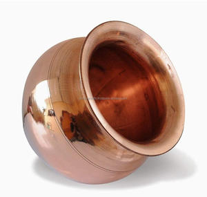 ทองแดง Kalash lota ทำด้วยมือสำหรับเทศกาล pooja Kalash ทองแดง lota สำหรับกิจกรรมทางศาสนาที่ทำโดยงานฝีมือ - Product Image 5