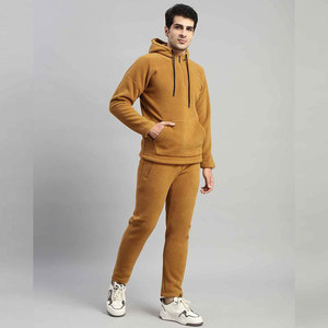 ชุดวอร์มผู้ชายแบบมีฮู้ดสำหรับฤดูหนาว ทรงปกติ ดีไซน์สั่งทำได้ ผ้าฝ้าย 100% ระบายอากาศได้ดี เป็นมิตรกับสิ่งแวดล้อม - Product Image 2