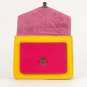 Bolsa de trabajo con parche con estampado de animales de piel de vaca auténtica de Color malty, bolsa especial de cuero Real de gran capacidad - Product Image 3