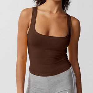 เสื้อกล้ามผ้าฝ้ายนุ่มทรงพอดีตัวสำหรับผู้หญิงไซส์ใหญ่ สไตล์ลำลองแฟชั่นฤดูร้อน รับสั่งซื้อจำนวนมาก - Product Image 1