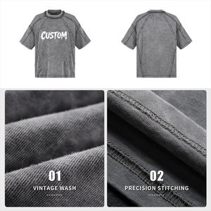 Camiseta Personalizada para Hombre, Corte Regular, Poliéster/Algodón, 220 g/m², Impresión por Serigrafía, Antiencogimiento, Transpirable, Cuello Redondo - Product Image 5