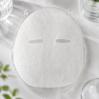 Masque facial Y102 ultra-léger 22g en Cupro + Soie + Fibres végétales, Substrat en Soie Glacée, Masque en Feuille Sèche Triple Fibre Importée