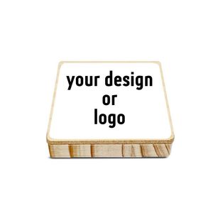 Graphic Square Mirror Wooden Phone Stand Capricorn Star Sign Horoscope Cell Phone Support Handmade OEM ODM - Product Image 5