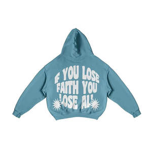 Conjunto de Ropa de Invierno de Alta Calidad, Sudadera con Capucha y Pantalones Acampanados, Traje Deportivo de Dos Piezas, Estilo Casual Urbano, 100% Algodón, OEM - Product Image 2