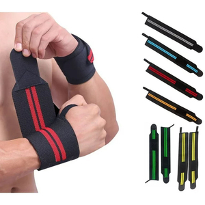 Muñequeras Deportivas Elásticas Transpirables Ajustables para Levantamiento de Pesas, Fitness, Gimnasio, Ejercicio, Unisex, Bandas de Soporte - Product Image 6