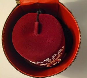 Gorro Fez de Lana Borgoña para Masones y Francmasones, de Alta Calidad, Personalizado, Más Vendido - Product Image 5