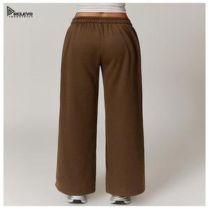 Pantalon de survêtement unisexe en coton oversize – Joggers amples décontractés vierges pour le sport – Vente en gros - Product Image 6