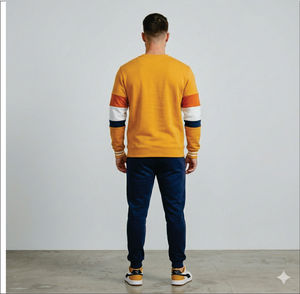 เสื้อสเวตเชิ้ตผู้ชายทรงสลิมฟิตขายดี เสื้อสเวตเชิ้ตผู้ชายลำลองสวมใส่สบาย แขนยาว ผ้าฟลีซ เสื้อสเวตเชิ้ตผู้ชายขายส่ง - Product Image 5