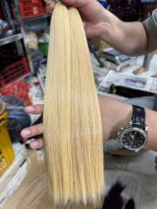 Venta al por mayor de fábrica 100% cabello humano Remy virgen crudo doble cutícula dibujada alineada paquete a granel en estilos de rizos Afro ondulados - Product Image 3