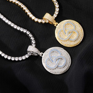 Colgante de Hip-Hop Popular en Europa y Estados Unidos con Incrustaciones de Circonia, Personalizado para Hombres y Mujeres, Accesorios de Moda Rap - Product Image 5