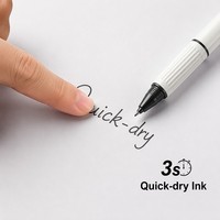 Stylo gel 0,5 mm en plastique à clic pour examen, écriture et promotion