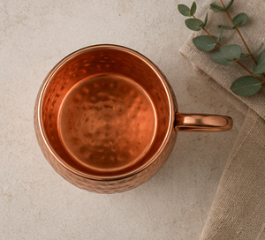 Hammered Copper <b>Mug</b> Solid Metal Vintage Style Handmade Beer <b>Mug</b> for Adults Party Use - Product Image 4