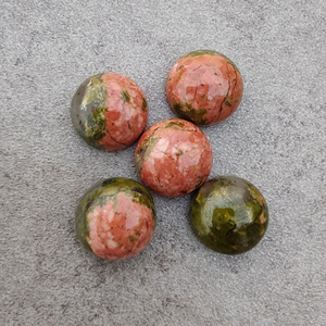 พลอยเจียระไนแบบ unakite สำหรับทำเครื่องประดับ - Product Image 6
