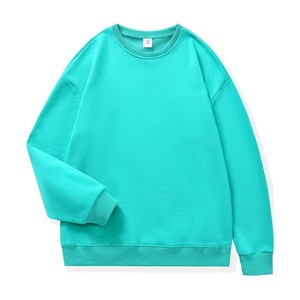 Sudadera de Cuello Redondo, 100% Algodón, Color Sólido, Manga Larga, Uniforme de Trabajo, Logotipo Publicitario, Ropa Informal - Product Image 1