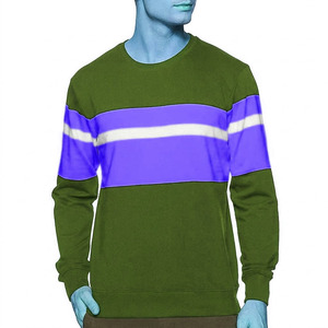 Sweat-shirt col rond de luxe pour homme, tendance et de qualité supérieure, style streetwear, logo personnalisé, 100 % coton, personnalisable, hiver - Product Image 5