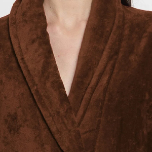 Luxury Plush Bathrobe Soft Warm Fleece Dressing Gown with Belt for <b>Men</b> and Women Bathrobe - Product Image 4