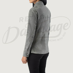 Wholesale Women Genuine Suede <b>Leather</b> <b>Jacket</b> Custom Design Ladies Soft Suede Coat Women Suede <b>Leather</b> <b>Jacket</b> Soft Touch OEM - Product Image 5