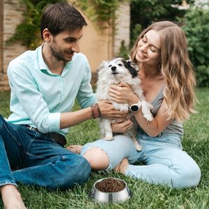 Heavy Duty Metal Food and Water Bowl for Feeding Dogs and <b>Cats</b> Removable Non-Slip Bottom Stainless Steel Dog Bowls Rubber Base - Product Image 5