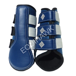 BOTTE DE BROSSAGE SMART HORSE FABRIQUÉE SUR TISSU AIR MESH AVEC DESIGN EN CRISTAL/BOTTES DE BROSSAGE À CHEVAL EN MAILLE D'AIR PERSONNALISÉES - Product Image 1