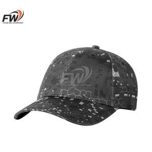 Casquette de camionneur camouflage marron 6 panneaux unie de haute qualité pour l'été, style 112, vente en gros - Product Image 2